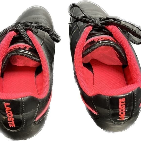 LACOSTE WOMENS LACE UP SNEAKER SIZE 7 MINT - Picture 2 of 5